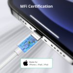 Picture of 2Pack 1.8M iPhone Charger Cable [Apple MFi Certified] Lightning to USB Cable Lead 6 Foot, 2.4A Fast Charging Cable for iPhone 14 13 12 11 Pro Max XS XR X 8 7 6 Plus 5, iPad and iPod
