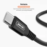 Picture of Ven-Dens USB-C to USB-C 1.5M Fast Charging Cable – Black
