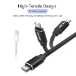 Picture of 1.5M 2.0A Braided USB-A to 8 Pin Fast Charging Cable – Ven-Dens