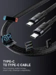 Picture of 1M USB-C to USB-A Fast Charging Data Cable 18W – Black