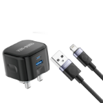 Picture of 1M USB-C to USB-A Fast Charging Data Cable 18W – Black