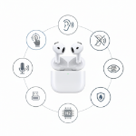 Picture of Refurbished AirPods 4th Generation – Like New Wireless Earbuds with ANC, H2 Chip & USB-C Case