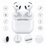 Picture of Refurbished AirPods 4th Generation – Like New Wireless Earbuds with ANC, H2 Chip & USB-C Case