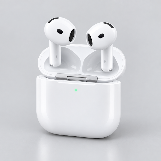 Picture of Refurbished AirPods 4th Generation (2024) – Like New Wireless Bluetooth Earbuds with USB-C Charging Case
