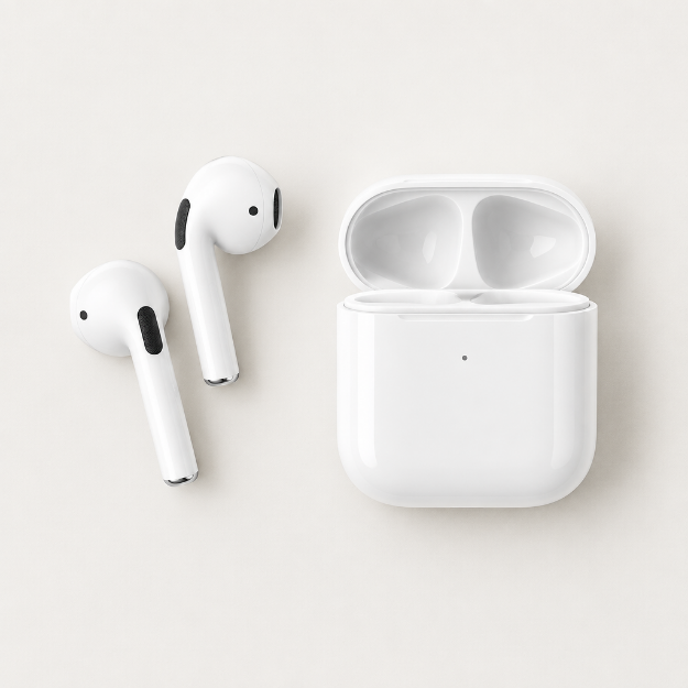 Picture of AirPods 2nd Generation – Repacked by Remax, Wireless Earbuds with MagSafe Charging Case for iPhone & iPad