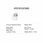 Picture of AirPods 2nd Generation – Repacked by Remax, Wireless Earbuds with MagSafe Charging Case for iPhone & iPad