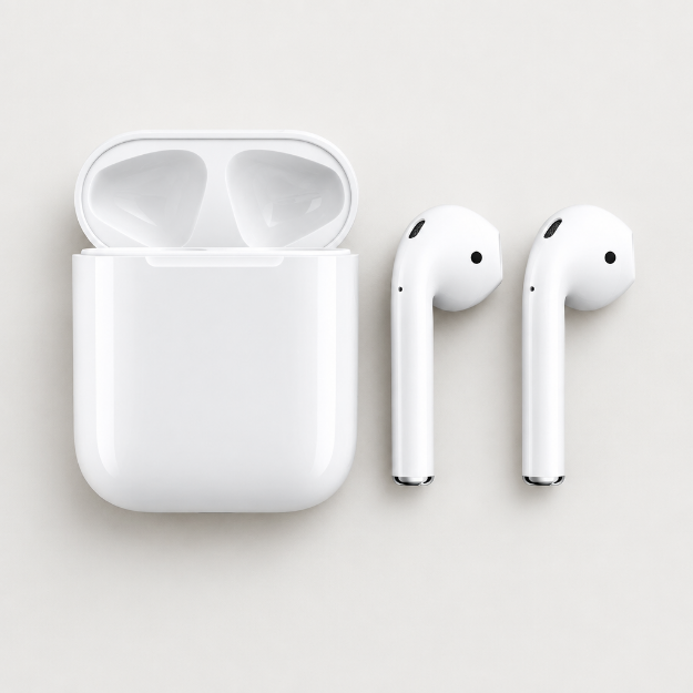 Picture of Factory Refurbished AirPods 2nd Generation – Grade A Wireless Earbuds with Wireless Charging Case
