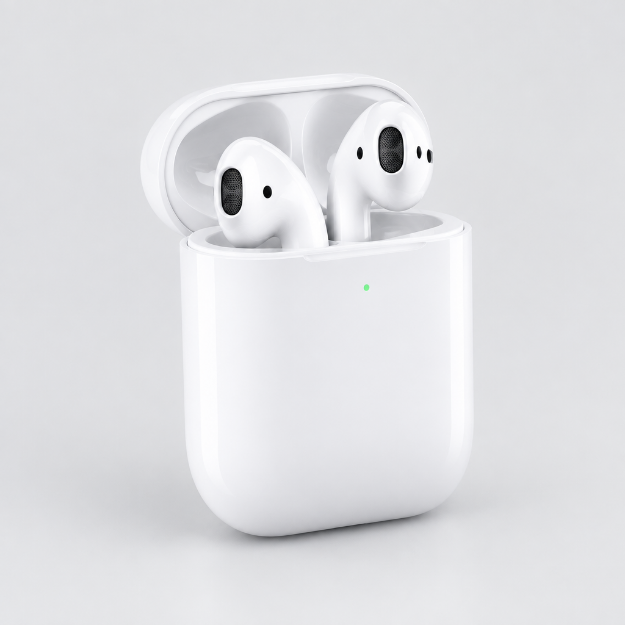Picture of Factory Refurbished AirPods 2nd Generation – Grade A Wireless Earbuds with Wireless Charging Case for iOS & Android