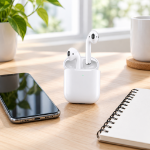 Picture of Factory Refurbished AirPods 2nd Generation – Grade A Wireless Earbuds with Wireless Charging Case for iOS & Android