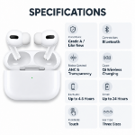 Picture of Refurbished AirPods Pro – Grade A Like New Wireless Earbuds with Active Noise Cancellation & Wireless Charging Case